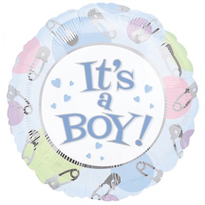 Buy And Send It's A Boy 18 inch Foil Balloon